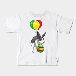 Bunny Easter Easter egg Balloons Kids T-Shirt